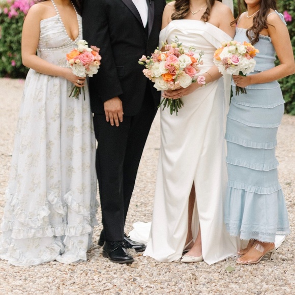 V.Chapman Geranium Dress in Cashmere Blue, Size 0 - Picture 6 of 6